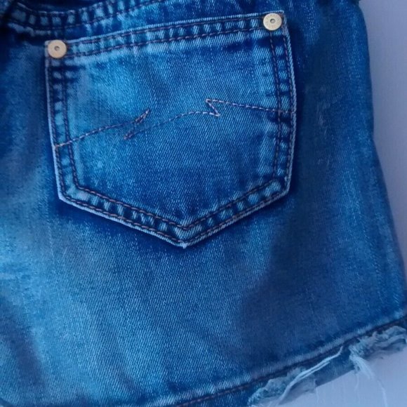 Parasuco Denim Jean Shorts Size 27 Low Rise Zip - Picture 3 of 5